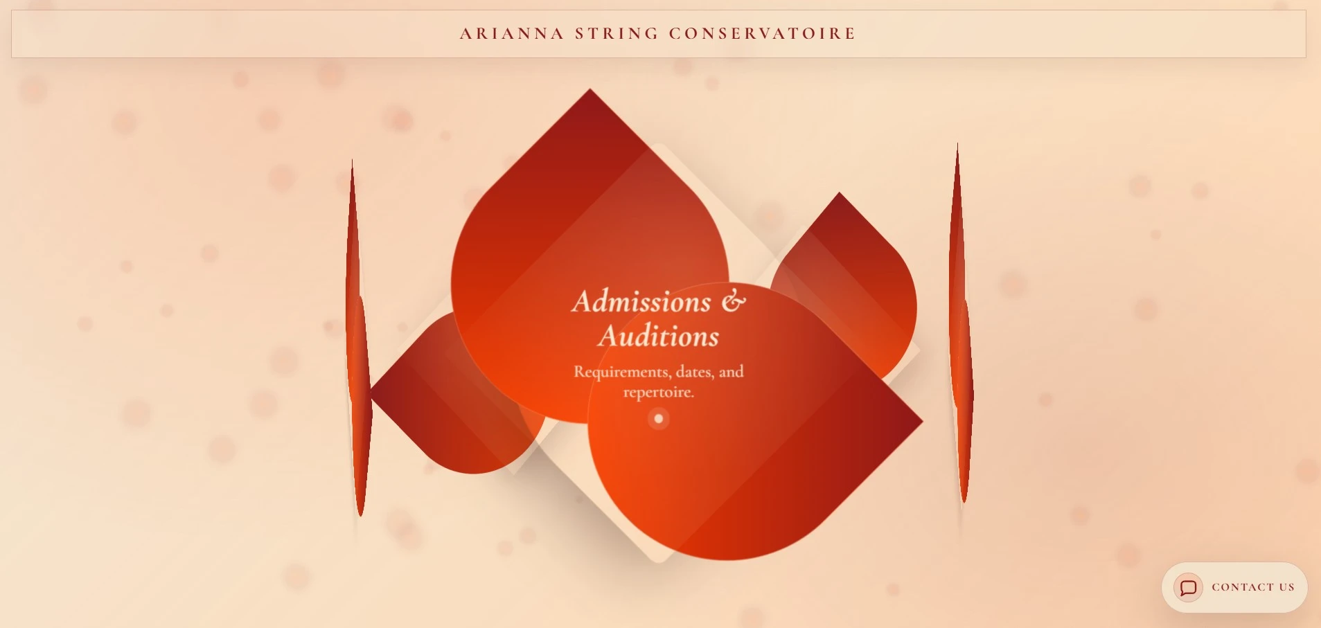 Arianna String Conservatoire desktop preview