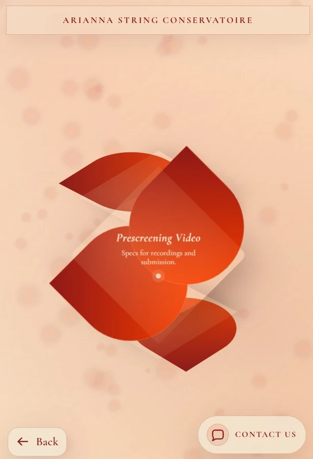 Arianna String Conservatoire mobile preview