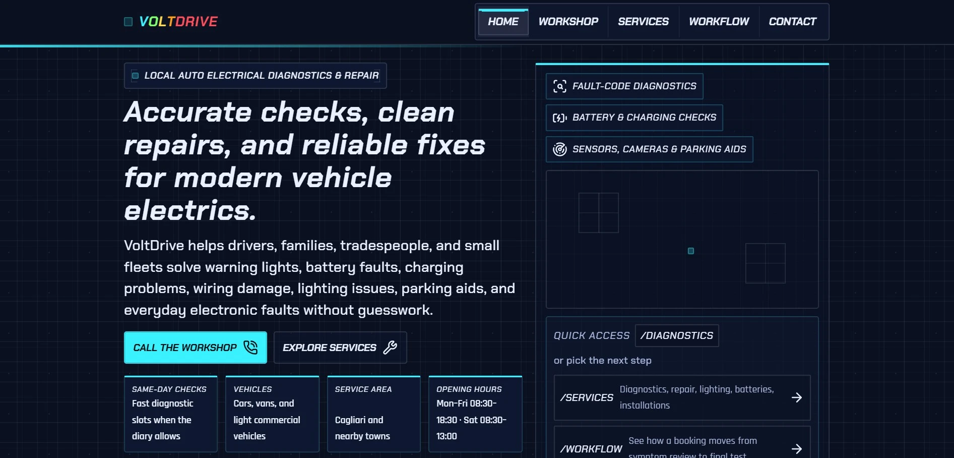 VoltDrive desktop preview